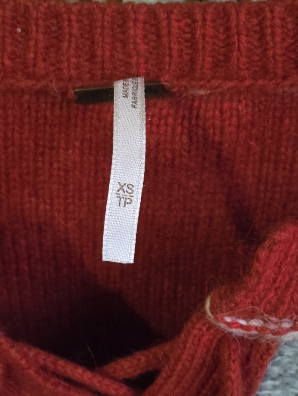 Free People Kissing Deer Sweater XS - Picture 3 of 6